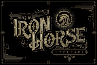Iron Horse Font: a Bold Typographic Statement