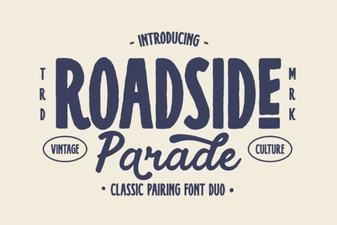 Roadside Fonts for Creative Projects