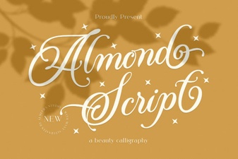 Almond Script: a Beautiful & Creative Font