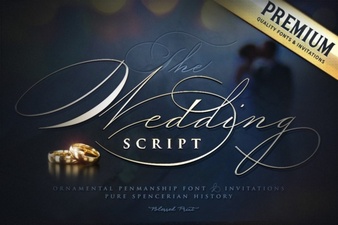 Script Fonts for Elegant Wedding Designs